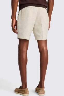 Neutral Texture Shorts