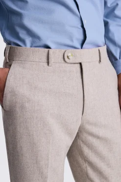 Oatmeal Flannel Trousers