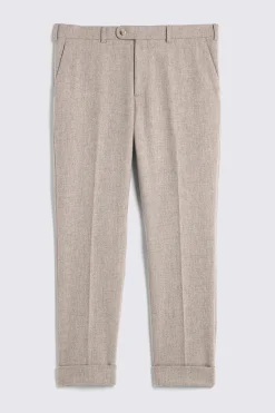 Oatmeal Flannel Trousers