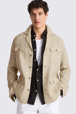 Oatmeal Safari Shacket