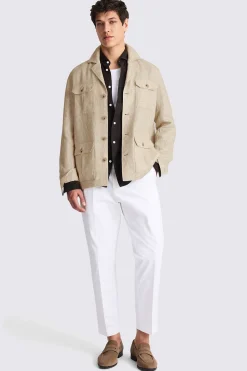 Oatmeal Safari Shacket