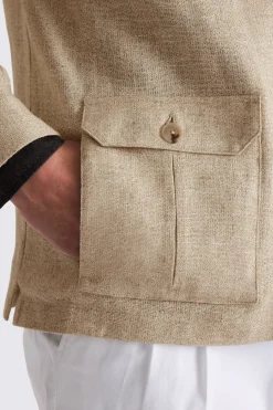 Oatmeal Safari Shacket