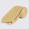 Ochre Textured Tie
