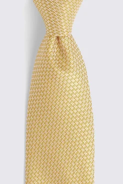 Ochre Textured Tie