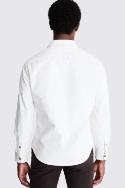 Off White Corduroy Overshirt