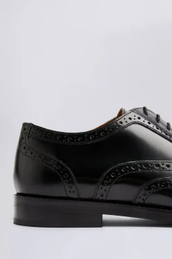Oxford Black Brogue Shoes