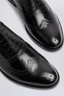 Oxford Black Brogue Shoes
