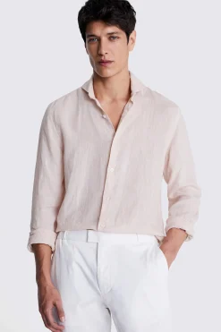 Pink Linen Shirt