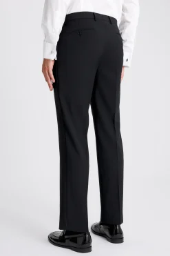 Regular Fit Black Dress Trousers
