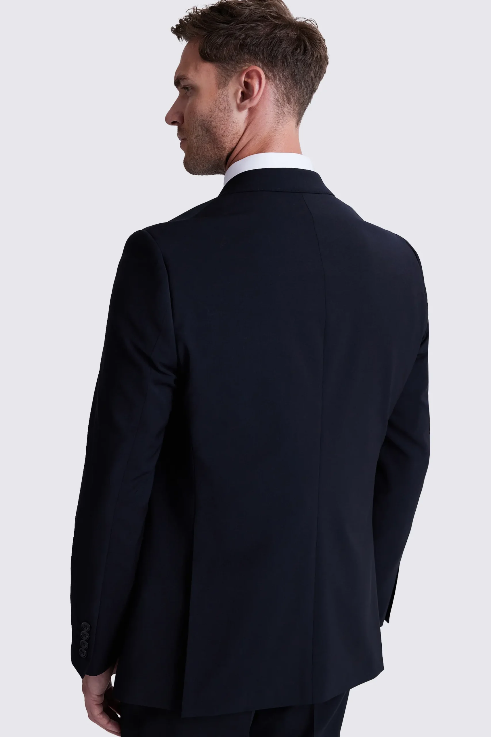 Regular Fit Black Performance Suit