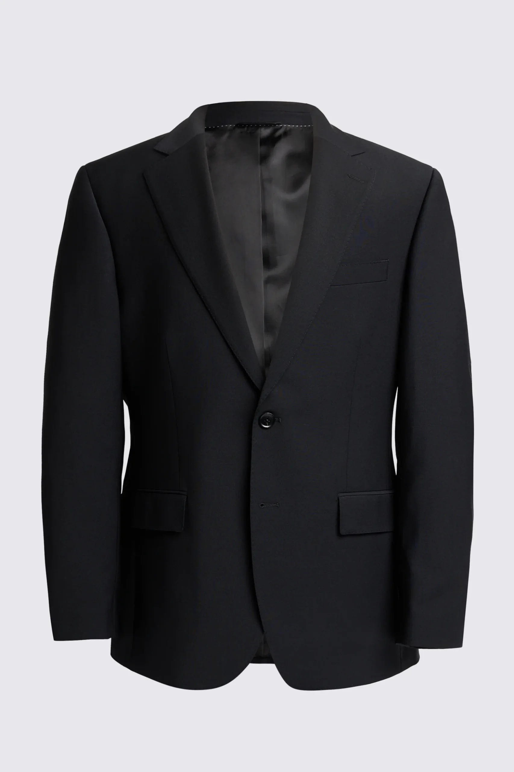 Regular Fit Black Performance Suit