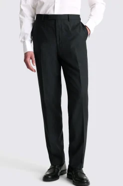 Regular Fit Charcoal Twill Suit
