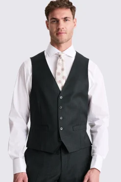 Regular Fit Charcoal Twill Suit