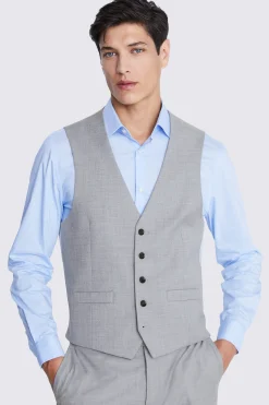 Regular Fit Grey Stretch Suit