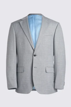 Regular Fit Grey Stretch Suit