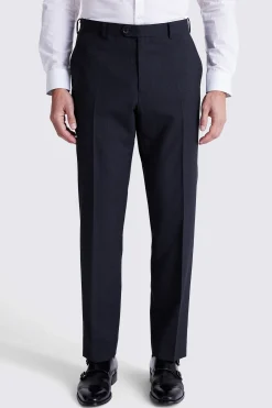 Regular Fit Navy Check Suit