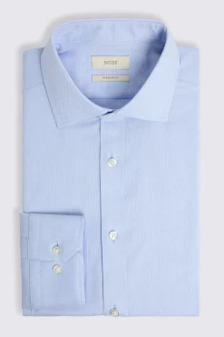Regular Fit Sky Dobby Stretch Shirt