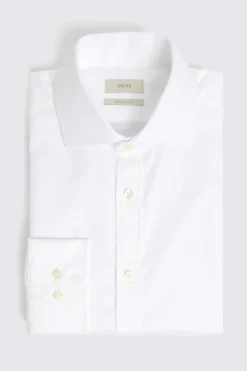 Regular Fit White Dobby Shirt