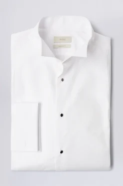 Regular Fit White Wing Collar Marcella Dress Shirt