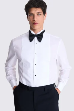 Regular Fit White Wing Collar Marcella Dress Shirt