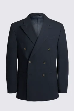Relaxed Fit Navy Suit