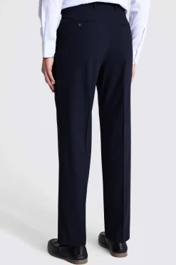 Relaxed Fit Navy Trousers