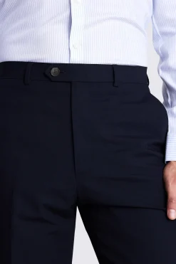 Relaxed Fit Navy Trousers