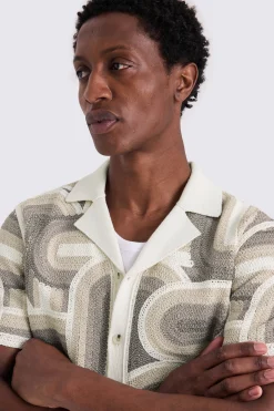 Retro Crochet Knitted Shirt