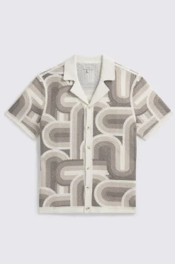Retro Crochet Knitted Shirt
