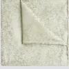 Sage Floral Swirl Silk Pocket Square
