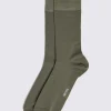 Sage Herringbone Socks