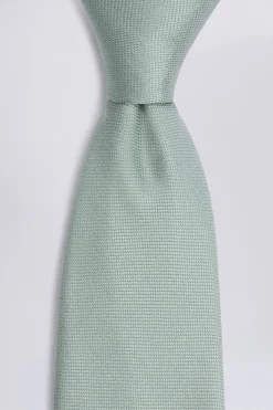 Sage Oxford Silk Tie