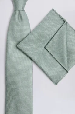 Sage Oxford Silk Tie