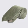 Sage Silk Semi Plain Tie