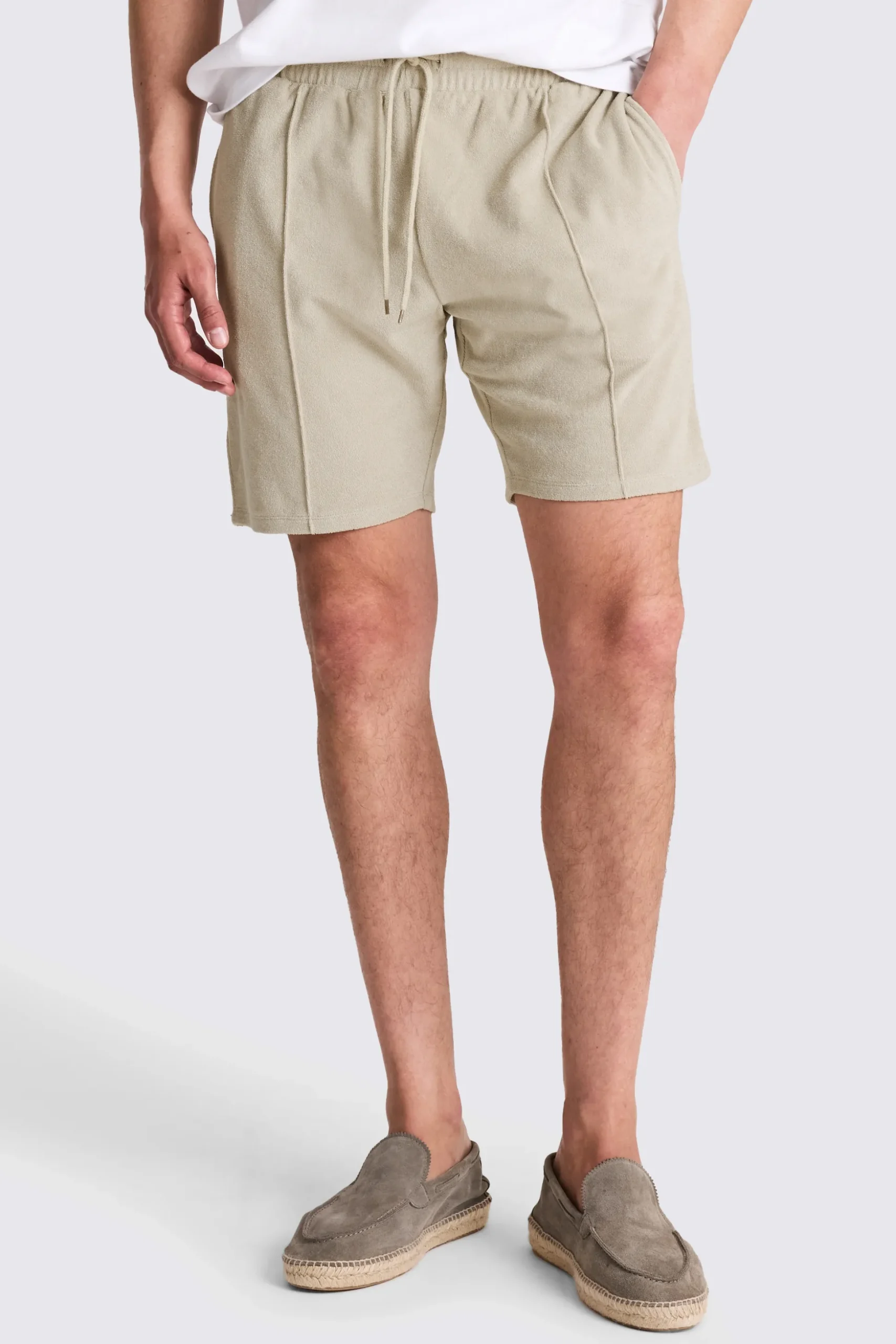 Sage Terry Towelling Shorts