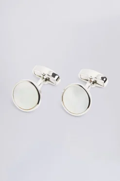 Silver Mother of Pearl Cufflinks