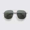 Silver The Dude Sunglasses