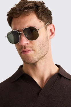Silver The Dude Sunglasses