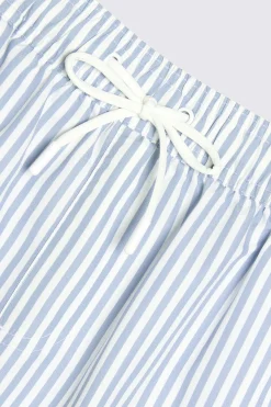 Sky Stripe Print Swim Shorts
