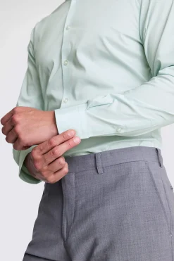 Slim Aqua Stretch Shirt