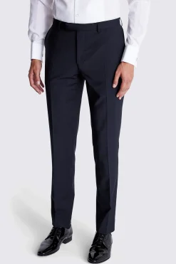 Slim Fit Black Dress Trousers
