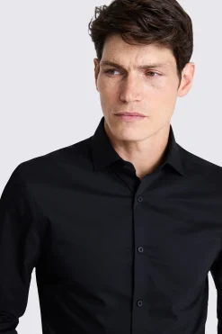 Slim fit Black Stretch Shirt