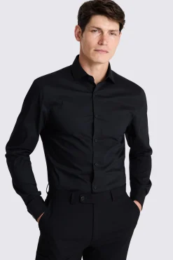 Slim fit Black Stretch Shirt