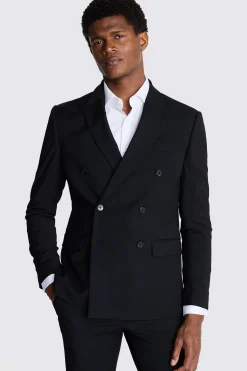 Slim Fit Black Stretch Suit