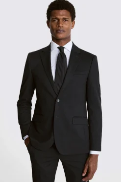 Slim Fit Charcoal Stretch Suit
