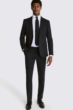Slim Fit Charcoal Stretch Suit