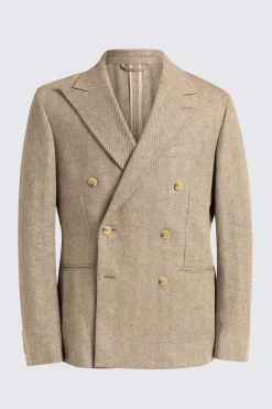 Slim Fit Gold Herringbone Suit