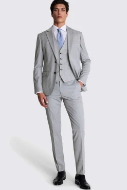 Slim Fit Grey Stretch Suit