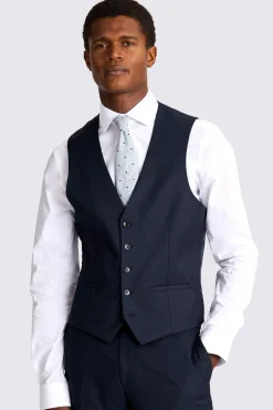Slim Fit Ink Stretch Waistcoat