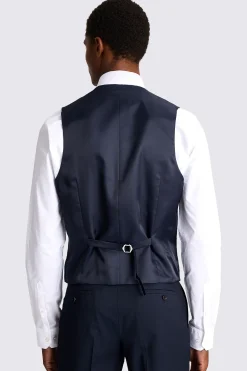 Slim Fit Ink Stretch Waistcoat